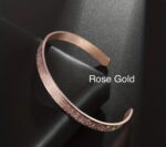 Modern Rose Gold Ayatul Kursi Bracelet – Spiritual Accessory - Image 2