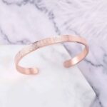 Modern Rose Gold Ayatul Kursi Bracelet – Spiritual Accessory